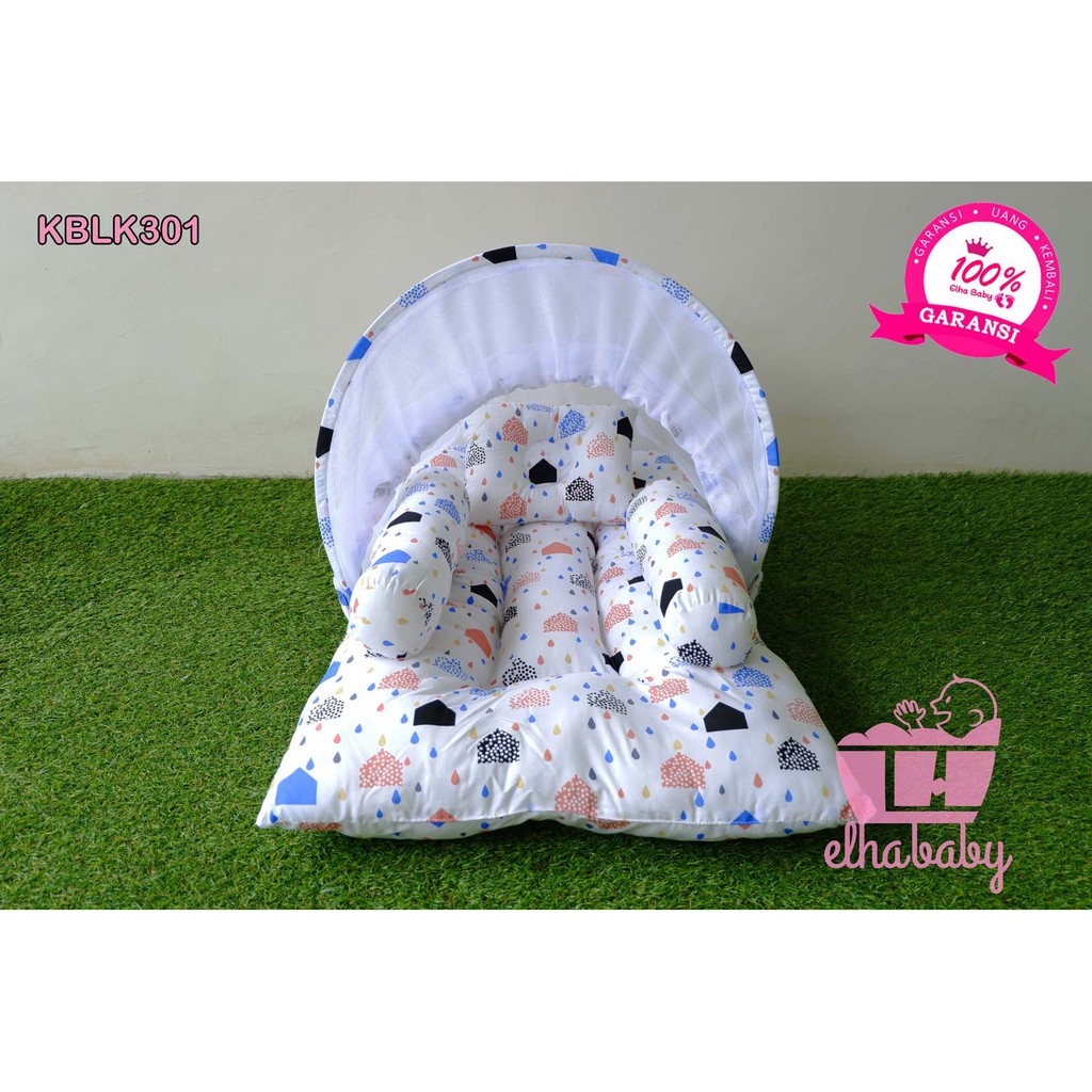 Kasur Bayi lipat berkelambu Tempat tidur bayi babybess Kasur Bayi lipat berkelambu Tempat tidur bayi babybess