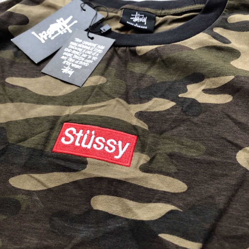 BAJU STUSSY | KAOS STUSSY CAMO LORENG FULLTAG ~ BISA COD BAYAR DI TEMPAT