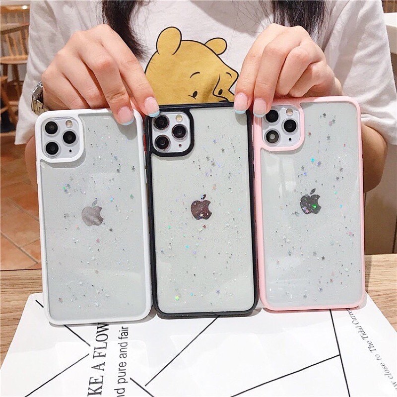 Antishock Glitter Case Iphone 6 6+ 7 7+ 8 8+ X  Xr XsMAX 11 11Pro 11ProMax 12 12Mini 12Pro 12ProMax