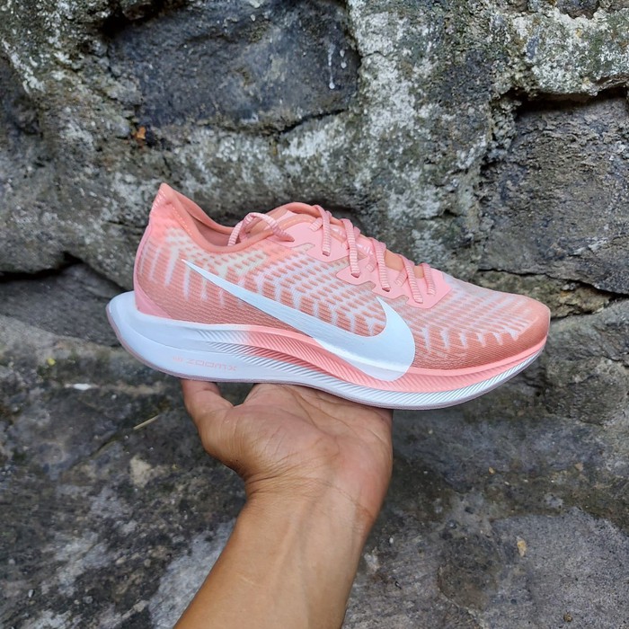 Sepatu Zoom Pegasus Turbo 2 Pink Quartz Sport Import Original Running Terbaru