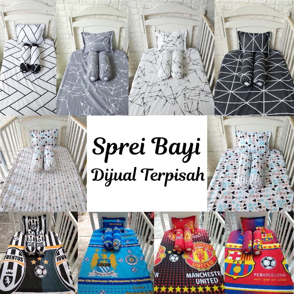 Bedcover Saja Bayi Lembaran Selimut Bantal Cover Alas Tidur b3 akachan Bahan Katun Nyaman