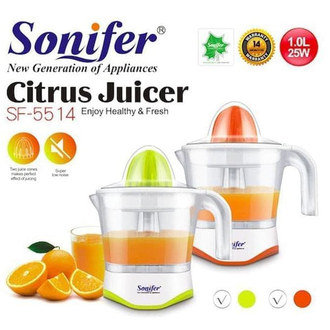 SONIFER PEMERAS CITRUS JUICER ALAT PERAS JERUK LEMON 1L