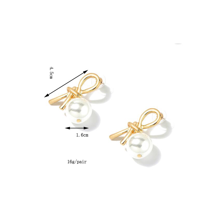 Desain baru rasa emas anting-anting untuk wanita temperamental, sederhana dan pribadi all-match fash