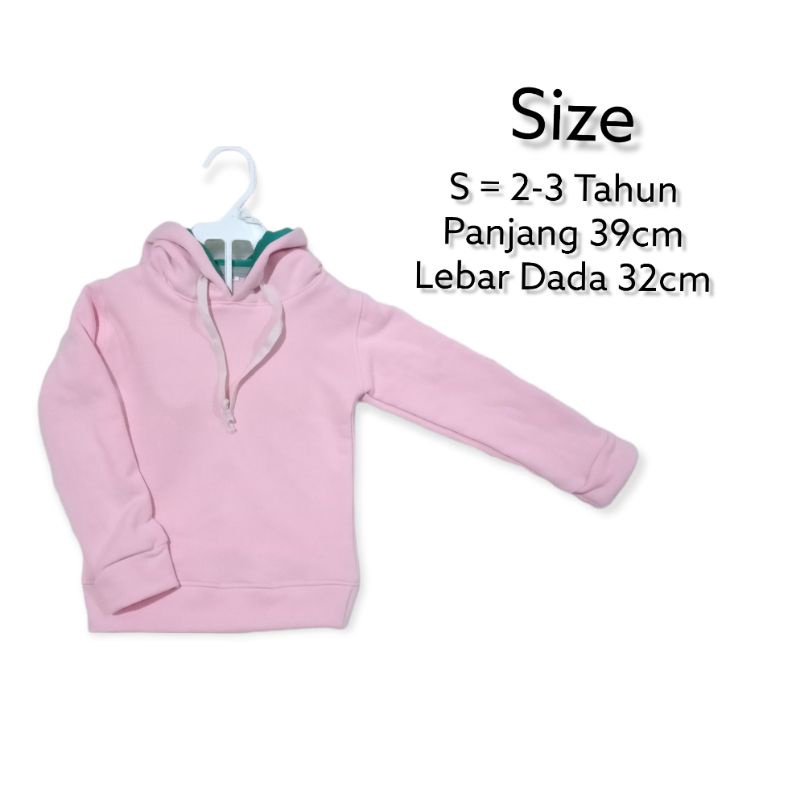 Hoodie Anak Sweater Anak Jaket Anak Perempuan Polos