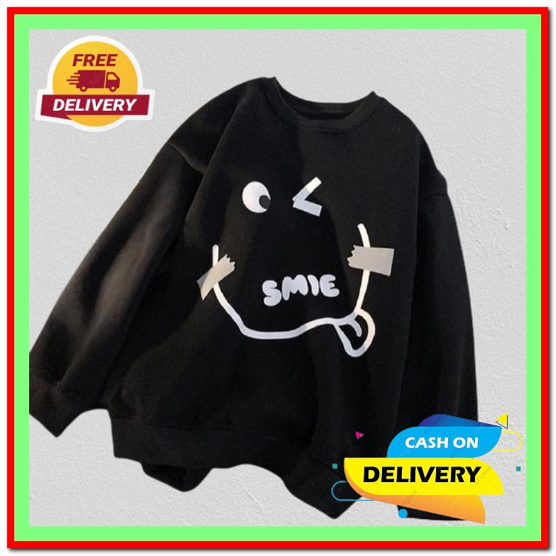 Terbaru Premium Sweater Happy Bake Someone Oversize Switer Wanita Kekinian Baju Oversize Sweater Wan