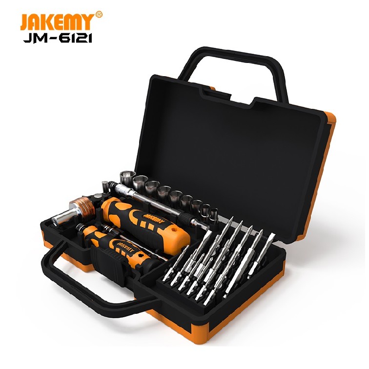 Jakemy 31 in 1 Obeng Otomotif Motor Mobil High Grade Screwdriver Set - JM-6121