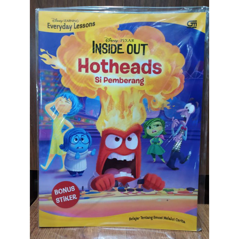 INSIDE OUT EVERYDAY LESSONS SI PEMBERANG STORY BOOK ACTIVITY BOOK GRAMEDIA SALE STICKER BOOK