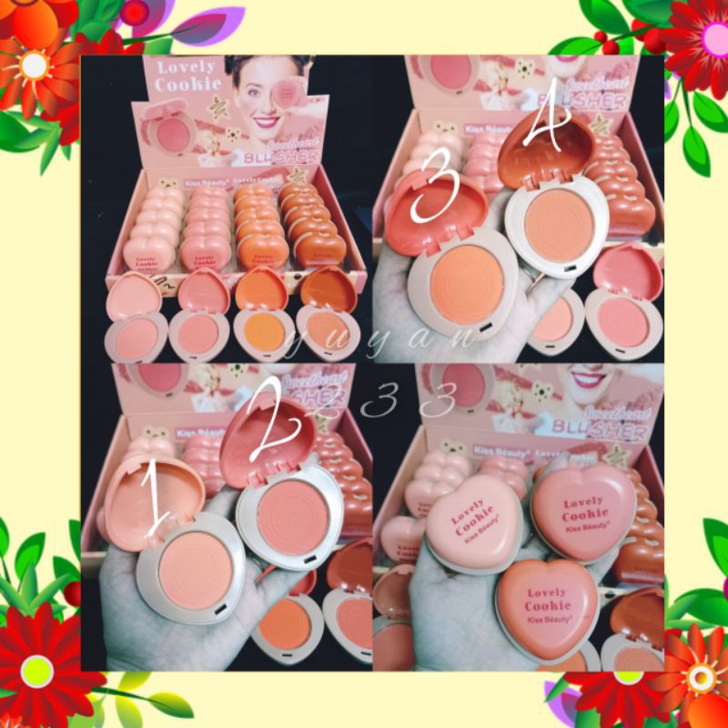 PROMO!!!BLUSER LOVELY COOKIE/LIQUID BLUSHER KISS BEAUTY