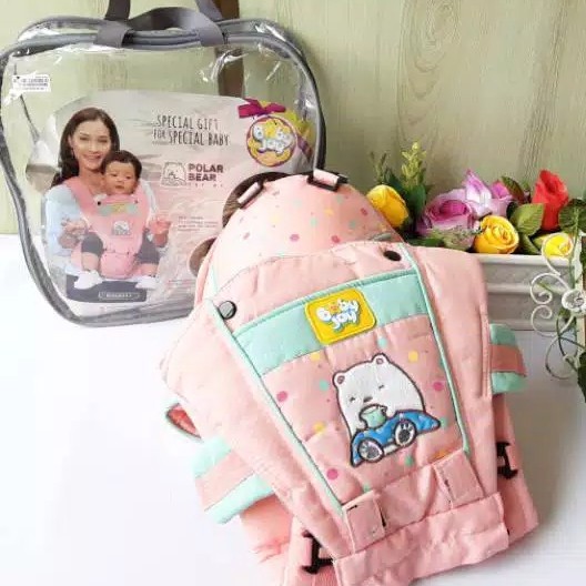 Baby Joy BJG3037 Gendongan Hipseat seri polar bear