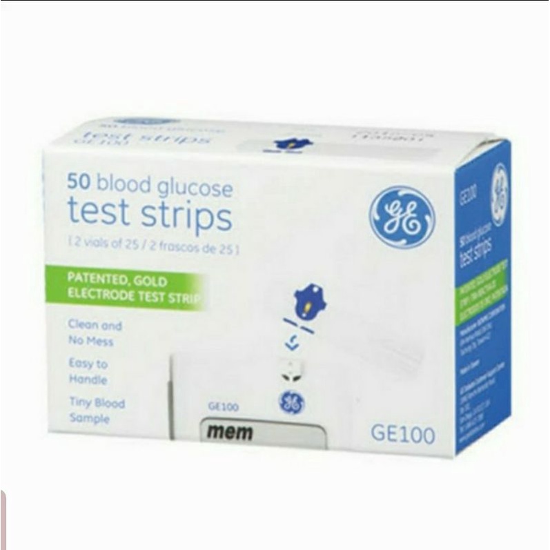 Test Strip Blood Glucose. Strip GE 100 cek Gula darah GE100/strip gula darah