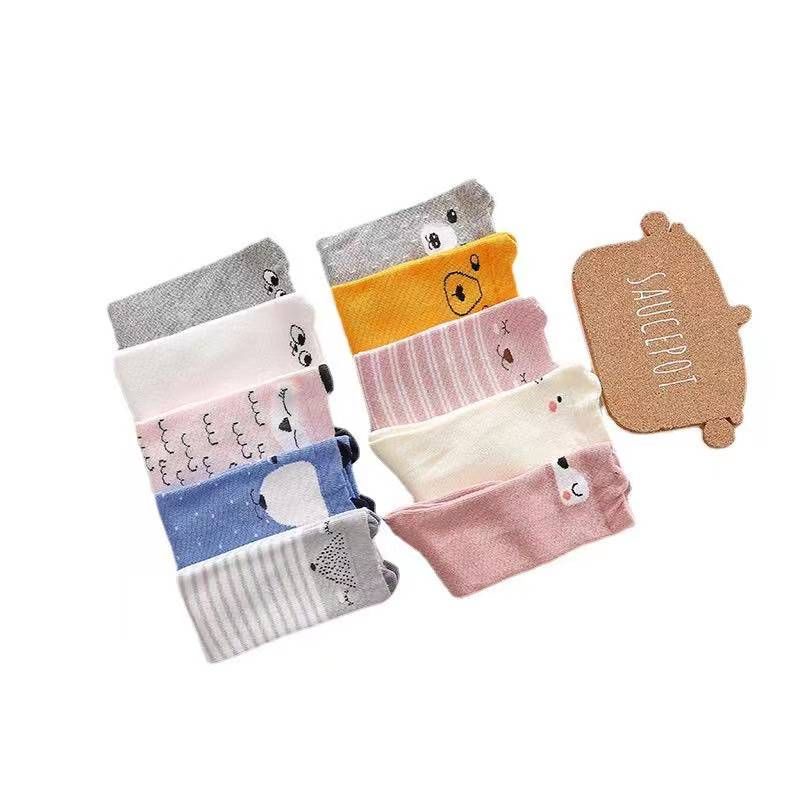 UNIKID Kaos Kaki Korea Bayi Lucu Panjang Premium / Kaos Kaki Anti Slip Bayi