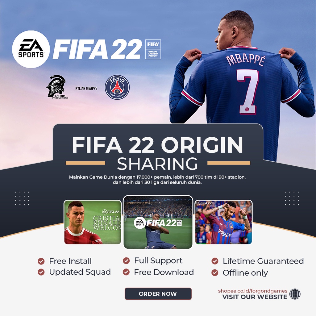 FIFA 22 PC ORIGINAL GAME + UPDATE TERBARU
