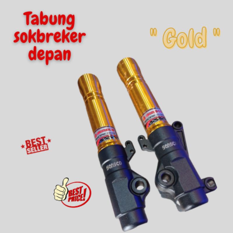 shok depan tabung shock beat fi karbu vario fi scoopy vario 125/¹50 sok bottom variasi