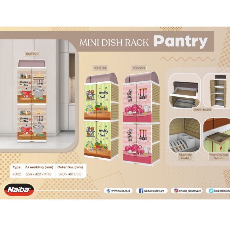 Rak Piring Plastik Rak Piring Rak Serbaguna Plastik Naiba