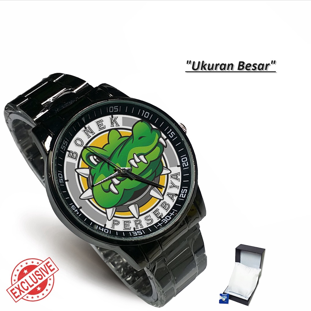 Jam Tangan Rantai Couple PERSEBAYA BONEK - 2 (Awesome)