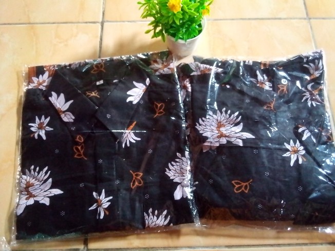 Couple Batik Hem Dan Blus Motif Terbaru