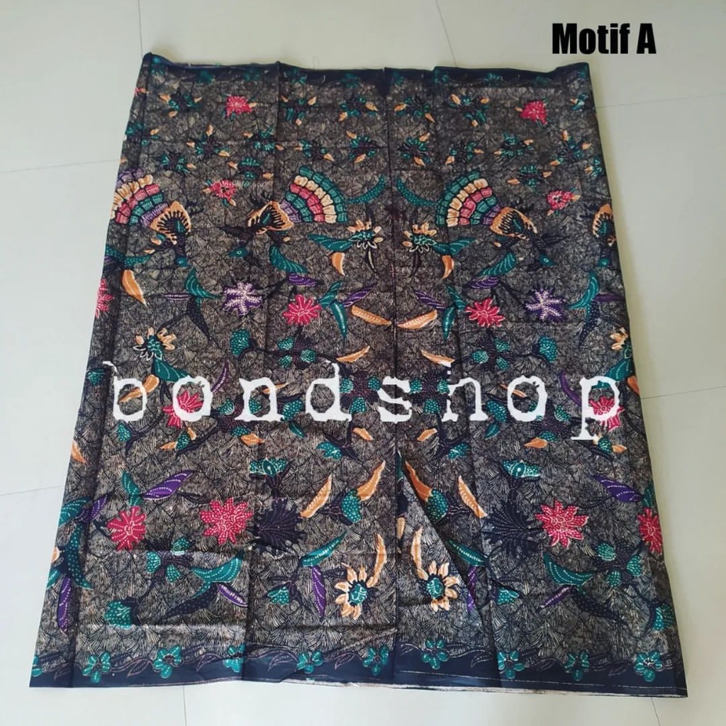 bondshop02 - Kain Sarung Batik / Sarung Wanita Batik Cap Madura Tebal / Batik si Doel