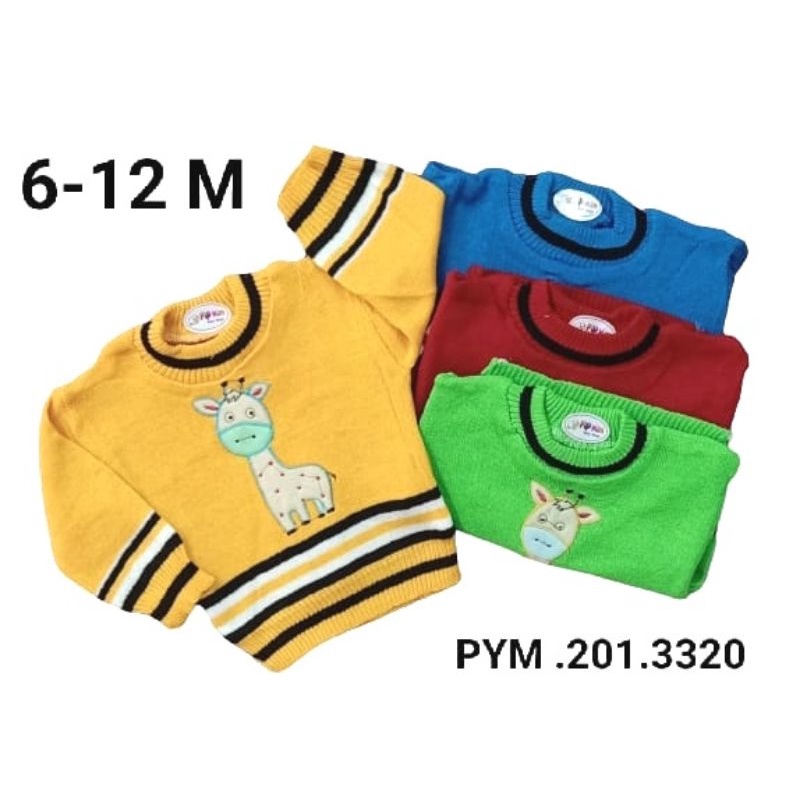 Baju Sweater Bayi 6-12 bulan Murah Jaket Bayi Baju Dingin Bayi Sweter Bayi  Jaket Siet Bayi  Baju Sepeda Motor Bayi