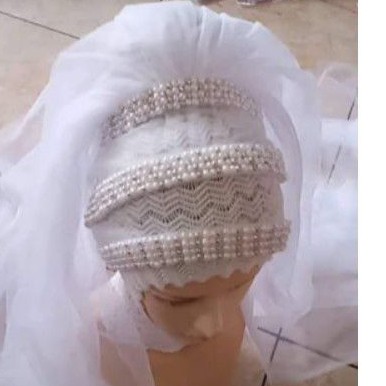 HIJAB VEIL SUSUN3 gratis head piech pembelian 3pcs