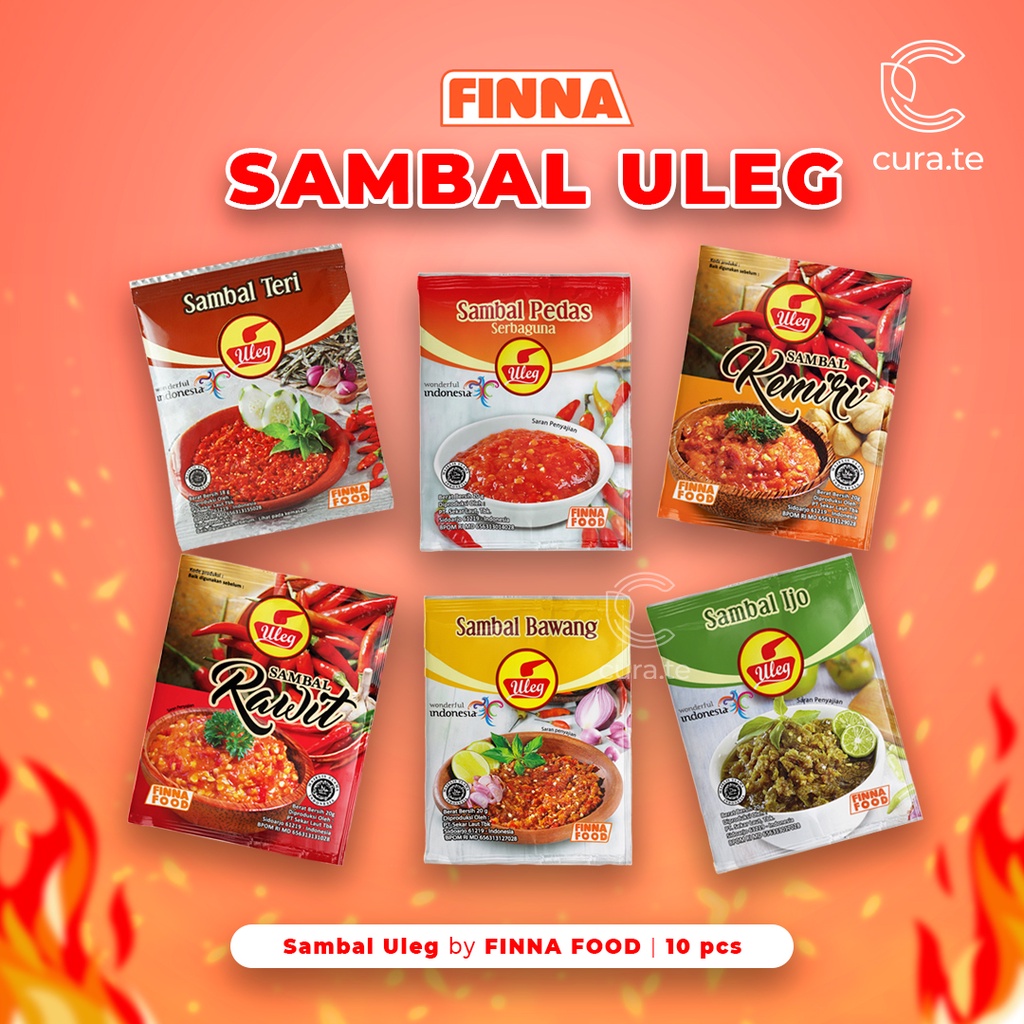 FINNA FOOD SAMBEL ULEG  | SAMBAL TERI KEMIRI TERASI BAWANG IJO PEDAS