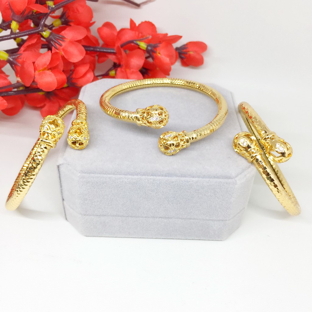 Perhiasan Gelang Bangle Xuping Lapis Emas Gold - BB417