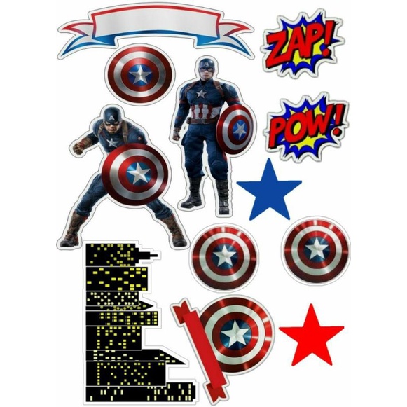 TOPPER CAPTAIN AMERICA