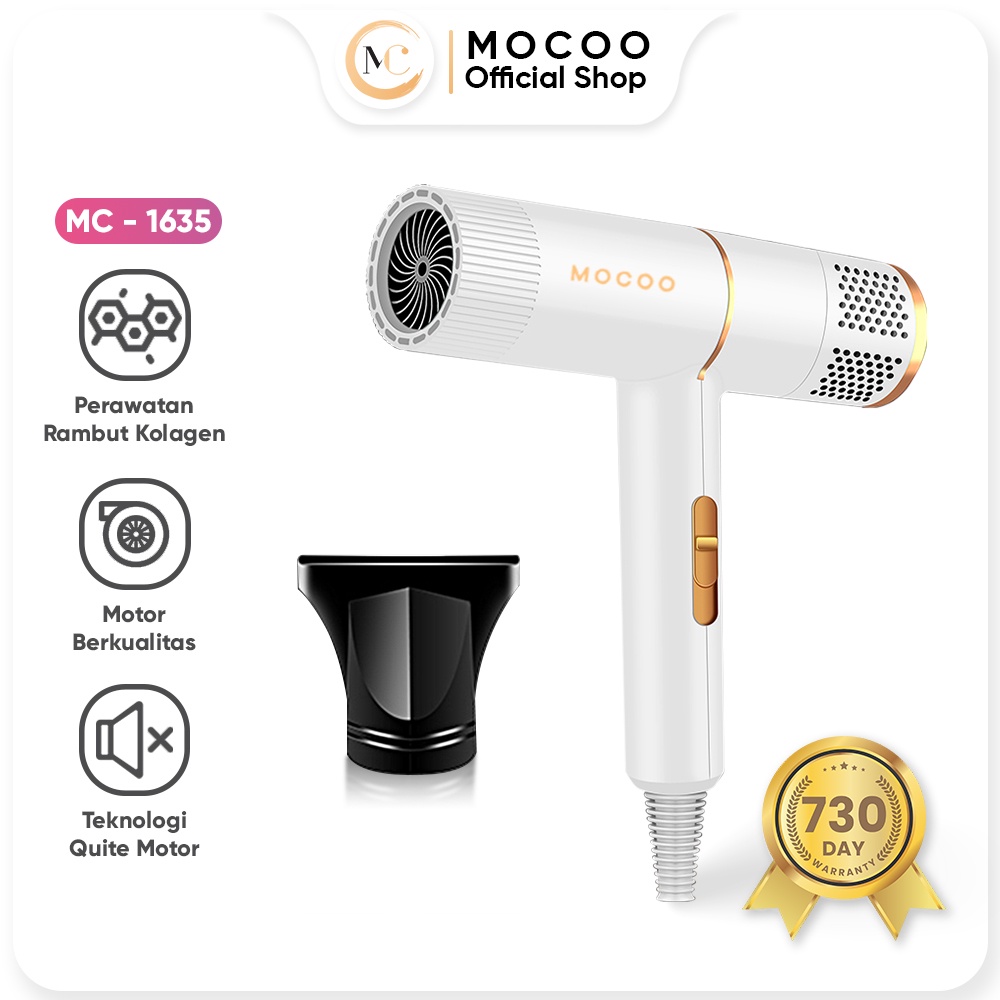 MOCOO Hair Dryer Profesional Salon &amp; Beauty HairCare / Pengering Rambut ion Negatif MC-1635