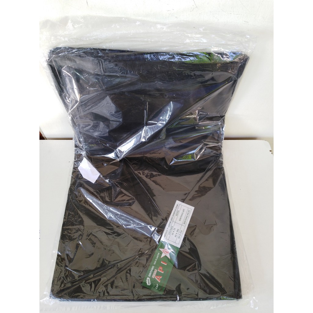 Plastik Sampah Hitam Jumbo Ukuran 60 x 100
