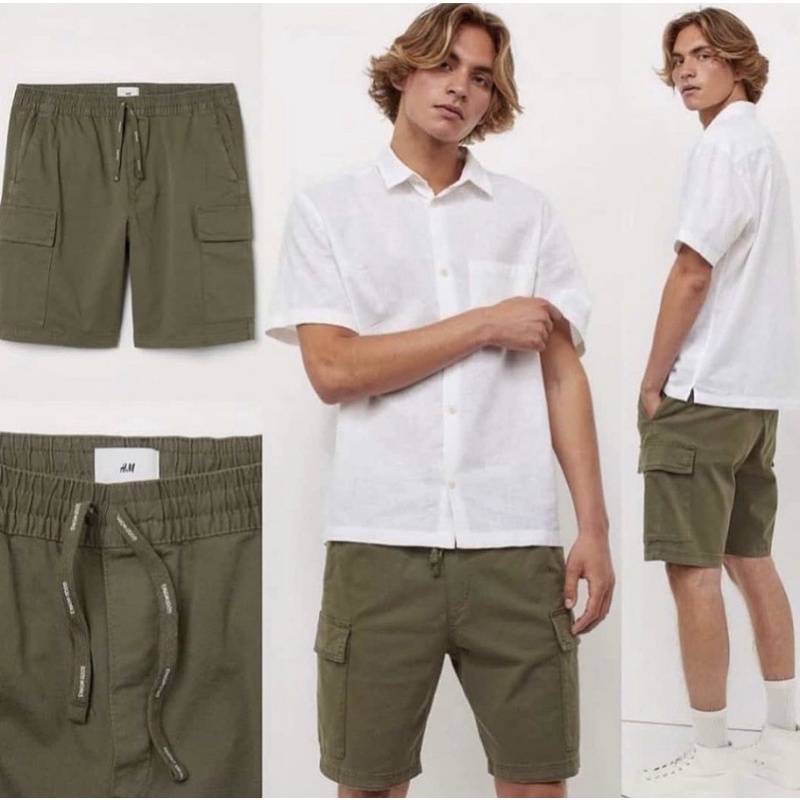 SHORTPANTS HM TWILL CARGO ORIGINAL BNWT