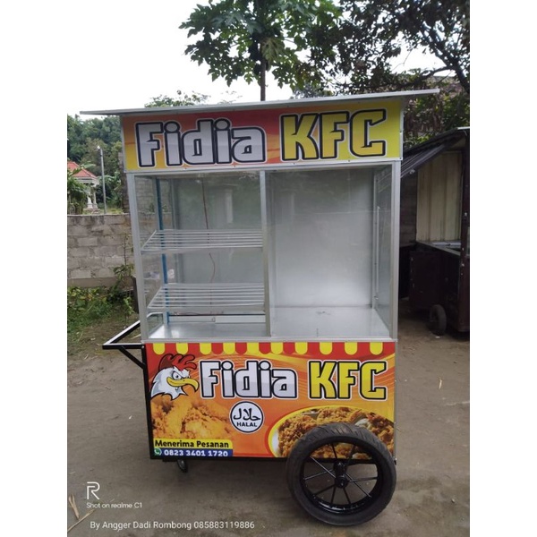 rombong kfc almunium