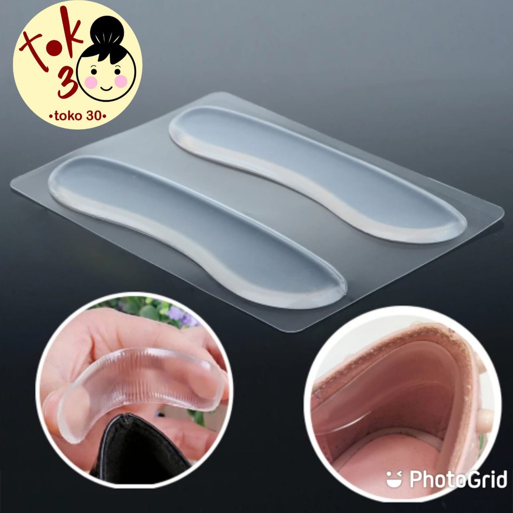 Insole Silikon Mini Anti Lecet / Insole Pelindung Tumit Silikon Lembut