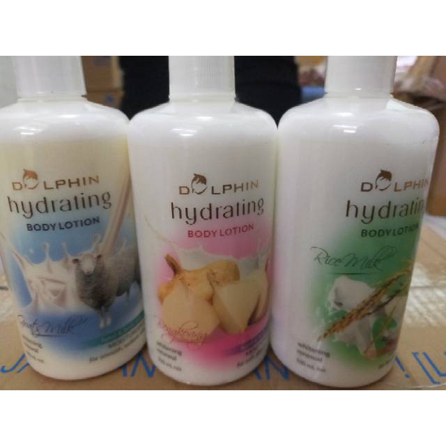 Dolphin Body Lotion Dolphin Hydrating Body lotion Kemasan 500ml Ori Sudah BPOM