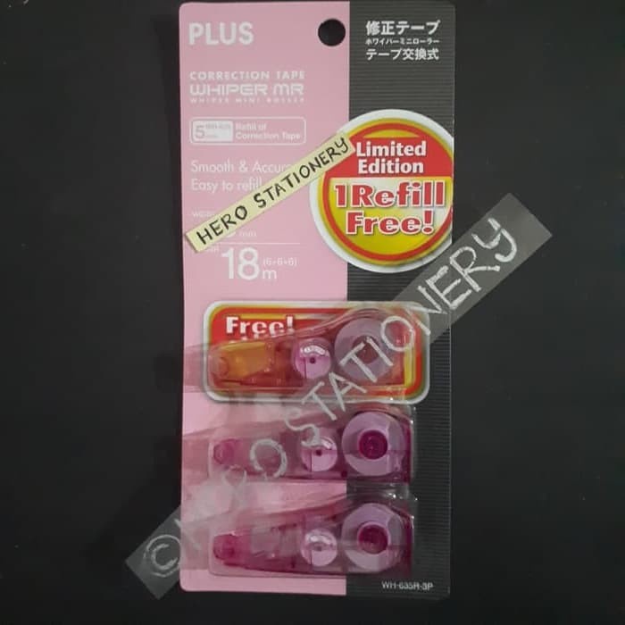 

Bagus Refill Isi Ulang Correction Tape Plus Whiper Mini Roller 3 Pcs B Diskon