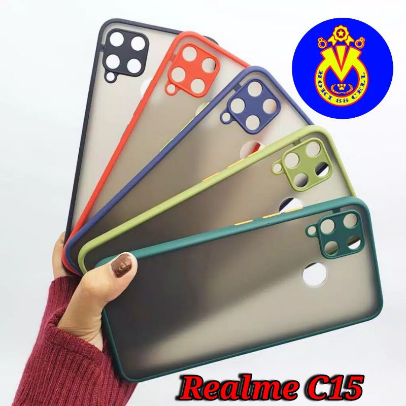 Case Dove Realme C1 C2 C3 C11 C12 C15 C17 C20 C21 C21y Soft Case Dove Protector Kamera