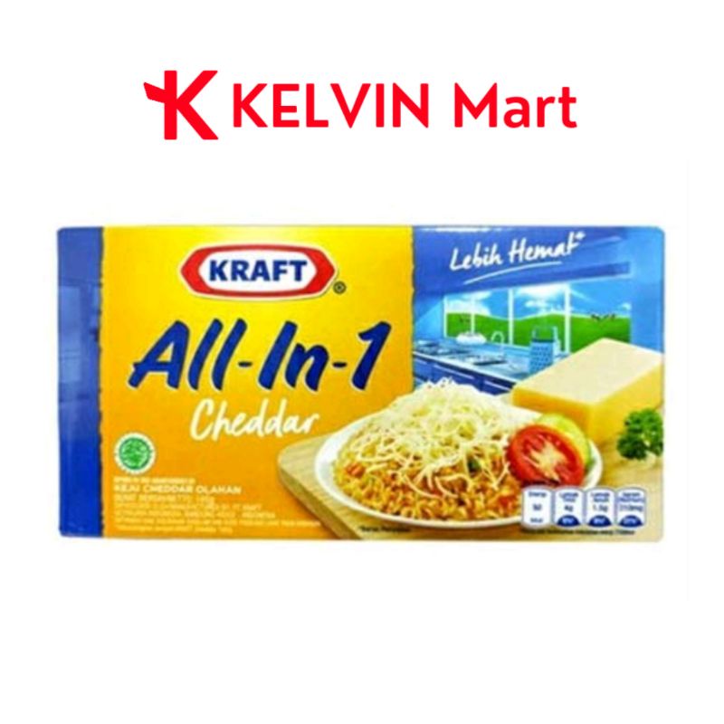 

Kraft Keju All In One Cheddar Box 160g | KELVIN Mart