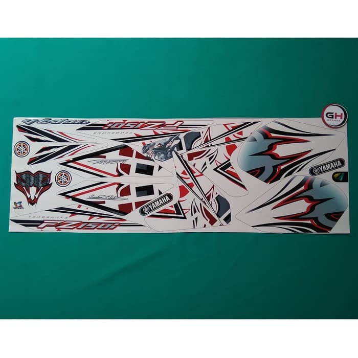 promo Striping Motor Vixion NVL FZ150i Putih