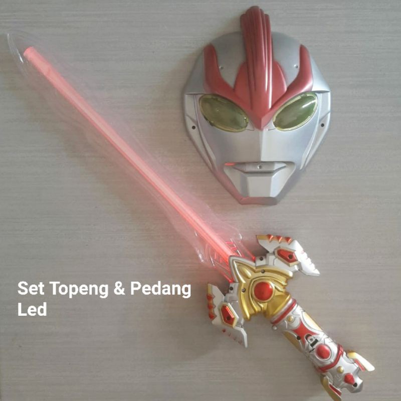Mainan Set Topeng Dan Pedang Ultraman - Mainan Set Topeng Pedang Ultraman