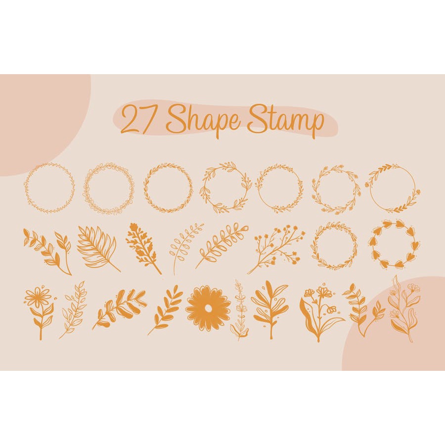 Procreate - Floral V1 Stamps