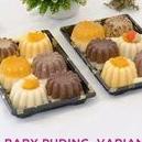 `☇ Cetakan Puding Mini Polkadot green leaf 0951 / cetakan puding baby (Produk)