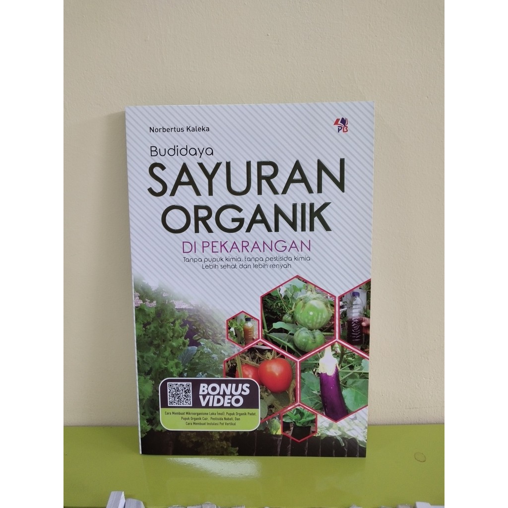 Jual Buku Pertanian Budidaya Sayur Organik Di Pekarangan Shopee