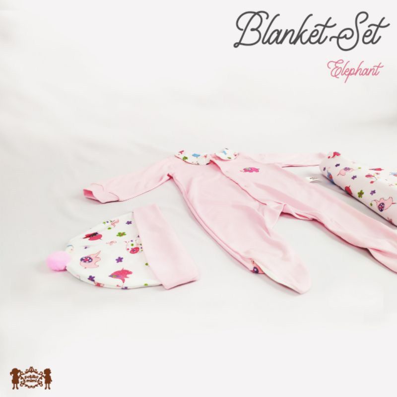 Petite Mimi Blanket 4in1 - Selimut Bayi Set