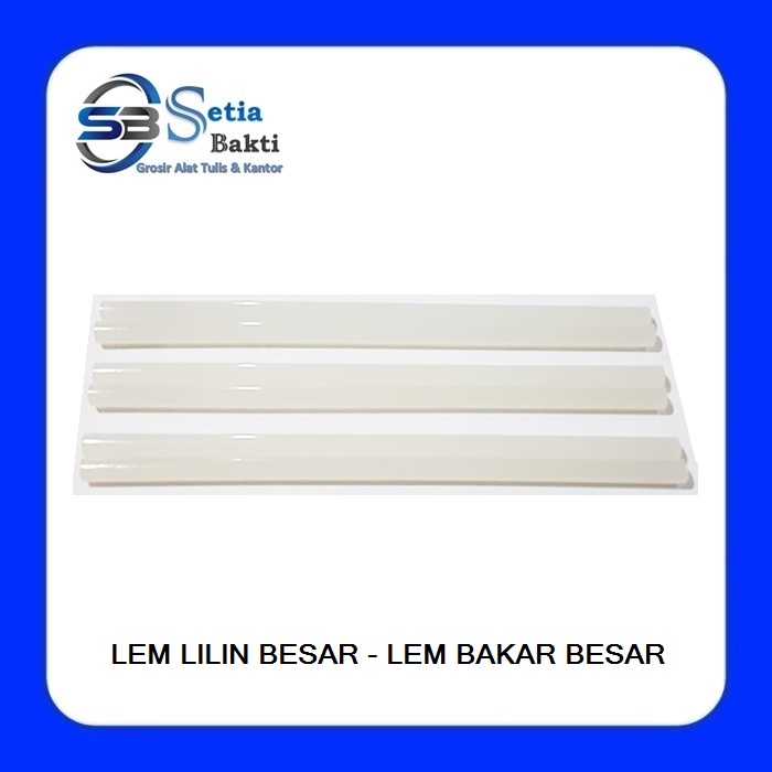 

Lem Lilin Bakar Besar - Hot Melt Glue Stick Besar - 6 Pcs