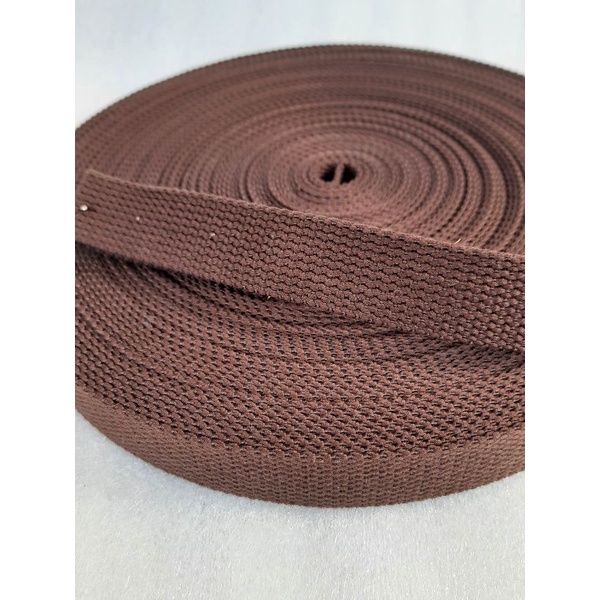 webbing katun tali webbing tas bahan katun lebar 2.5cm jual/roll