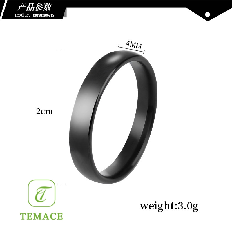 Cincin Titanium Steel Motif Naga Tungsten Carbide Untuk Pria / Wanita