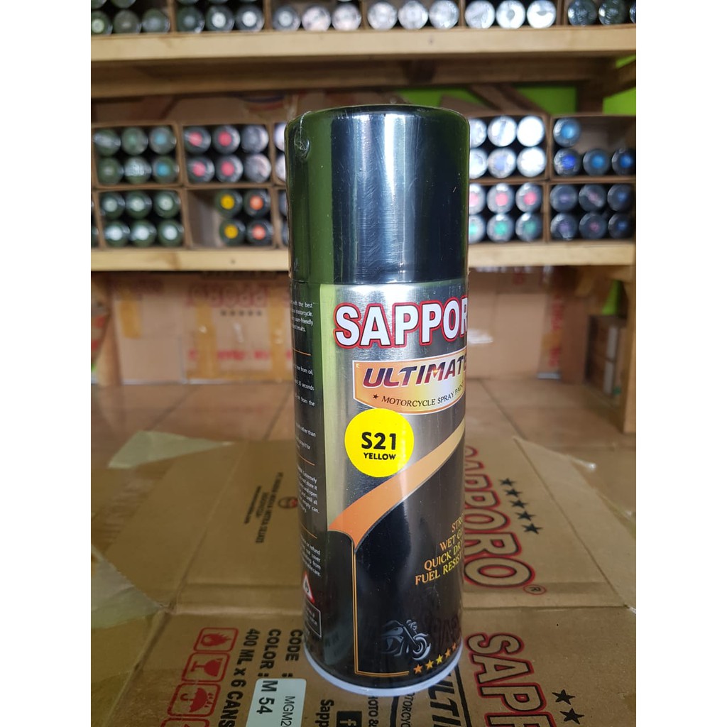 

S21-Yellow: Sapporo ULTIMATE Paint/Cat Semprot Sapporo/Pilok