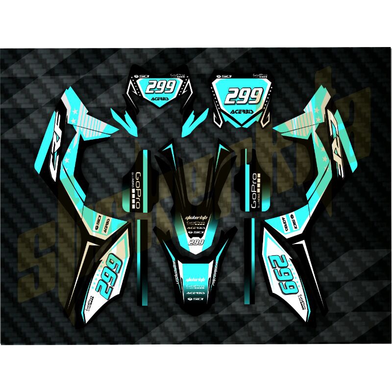 DECAL STICKER CRF STICKER CRF 150