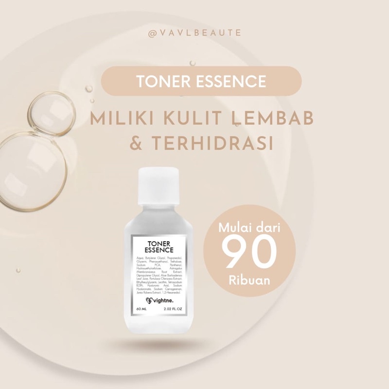 VAVL Toner Essence 60ml BPOM Hydrating Toner