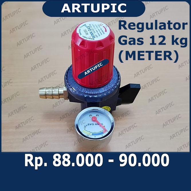 Regulator Gas METER Lpg Elpiji Propane 3 Kg 12kg Winn Gas W 181 M