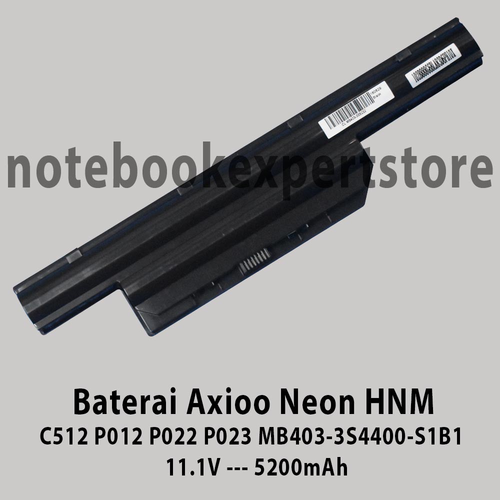 Baterai Axioo Neon HNM C512 P012 P022 P023 MB403-3S4400-S1B1