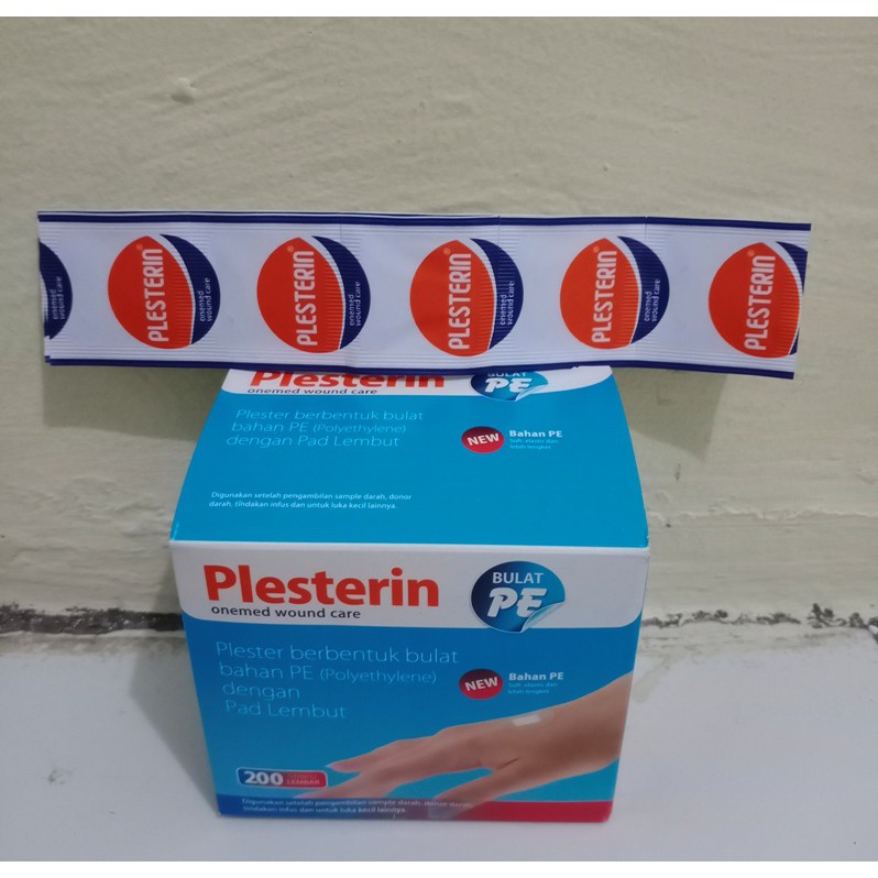 Plesterin Bulat Soft OneMed Non Woven Harga Per Strips isi 5 lembar